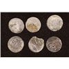 Image 1 : 6 SILVER DIME SIZED OTTOMAN EMPIRE PARA COINS: