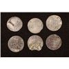 Image 2 : 6 SILVER DIME SIZED OTTOMAN EMPIRE PARA COINS: