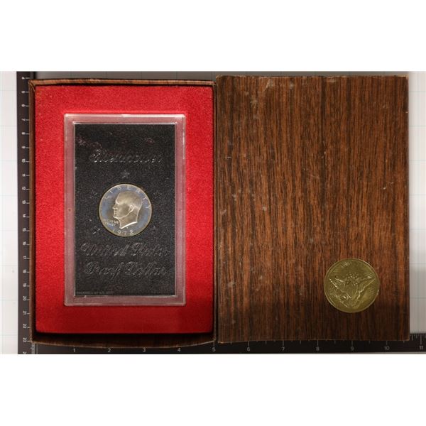 1972 IKE SILVER DOLLAR (BROWN PACK)