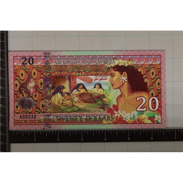 2018 PACIFIC STATES OF MELANESIA, MICRONESIA &