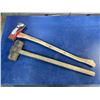 Image 1 : SLEDGE HAMMER AND SPLITTING AXE