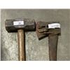 Image 2 : SLEDGE HAMMER AND SPLITTING AXE