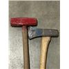 Image 2 : SLEDGE HAMMER AND SPLITTING AXE