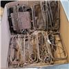 Image 1 : ASSORTED VINTAGE COLLECTIBLE ANIMAL TRAPS