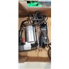Image 2 : BOX OF POWER TOOLS AND PLANER