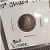 Image 2 : 3 CANADIAN SILVER WAR TIME WWII DIMES - 1938, 1939, 1940 .800 SILVER
