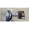 Image 1 : NEW CAR DOOR HANDLE, 2 NEW CAR MAGNETIC PHONE HOLDERS AND NEW CARBON FIBRE STEERING WHEEL COVER