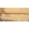 Image 2 : VIVO DARK WALNUT 71X30 INCH SIT TO STAND ELECTRIC DESK, WITH BLACK SINGLE MOTOR FRAME