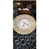 Image 2 : METAL DECOR ITEMS AND A CLOCK