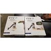 Image 1 : 2 VIVO PNEUMTAIC ARM SINGLE MONITOR WALL MOUNTS