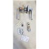 Image 2 : 6 NEW MONACO SATIN PRIVACY DOOR HANDLES, ANSI GRADE 3