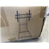 Image 3 : VIVO BLACK CORNER TV STAND WITH DARK WALNUT BASE