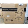 Image 1 : BRAND NEW MESH BACK OFFICE CHAIR, GREY AND WHITE, RETAIL $249