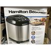 Image 2 : HAMILTON BEACH ARTISAN DOUGH AND BREAD MAKER - TESTED WORKING, RETAIL $149