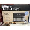 Image 2 : BELLAPRO MINI TRIZONE FLEX AIR FRYER - TESTED WORKING, RETAIL $299