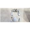 Image 2 : 6 NEW DOOR HANDLES, SATIN CHROME PRIVACY LOCKING, 3 RIGHT HAND AND 3 LEFT HAND OPEN