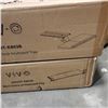 Image 2 : VIVO TRIPLE MONITOR MOUNT, 2 DOUBLE MONITOR MOUNTS AND 2 VIVO KEYBOARD TRAYS