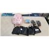 Image 1 : BIKE HELMET, WATER BOTTLE HOLDERS AND RESISTANCE BAND KITS