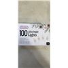 Image 2 : 12 SETS OF 100 ULTRA BRIGHT LIGHTS, INDOOR/ OUTDOOR, 18.5 FT LENGTH EACH