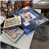 Image 1 : NEW RAVENSBURGER PUZZLE BOARD HOLZ WOOD UP TO 20" X 27" AND 2 NEW 1000 PC PUZZLES 19" X 26" - RETAIL