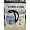Image 2 : HAMILTON BEACH 1L COMPACT GLASS ELECTRIC KETTLE - TESTED WORKING, RETAIL $49