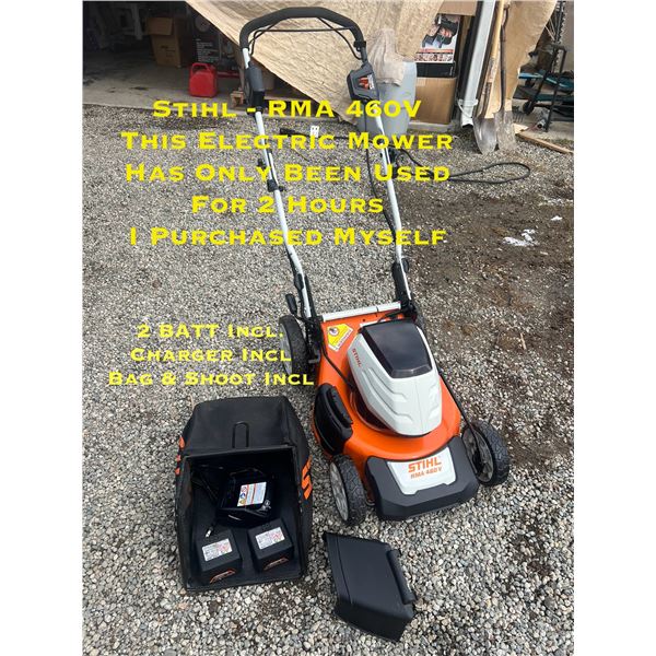 Lawn Mover in picture says I purchased that means Matt from liquidation auction