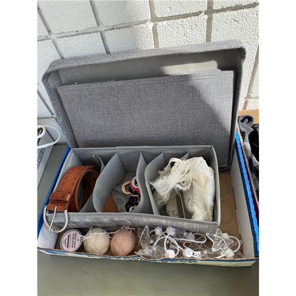 Belt and organizer, etc.