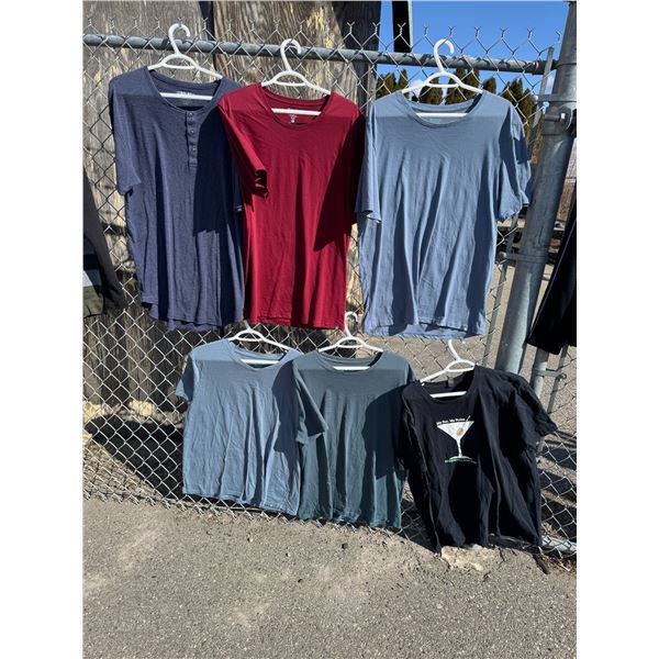 6 t shirts xl