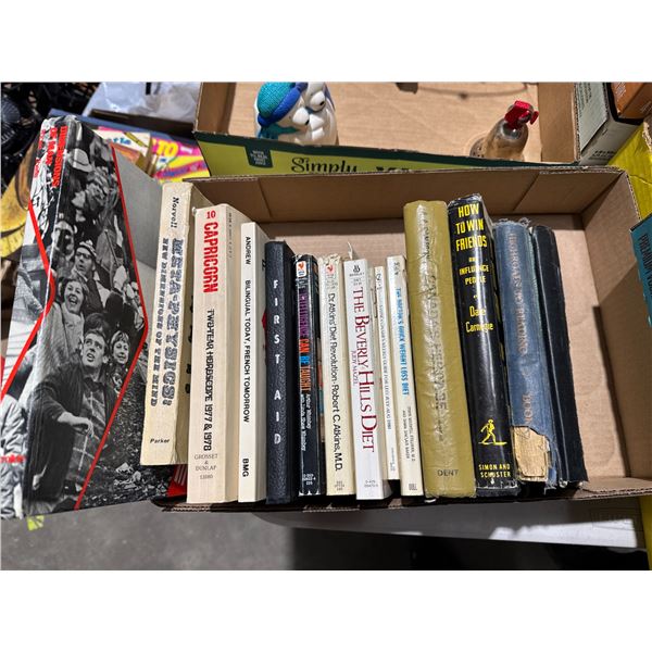 Assorted books