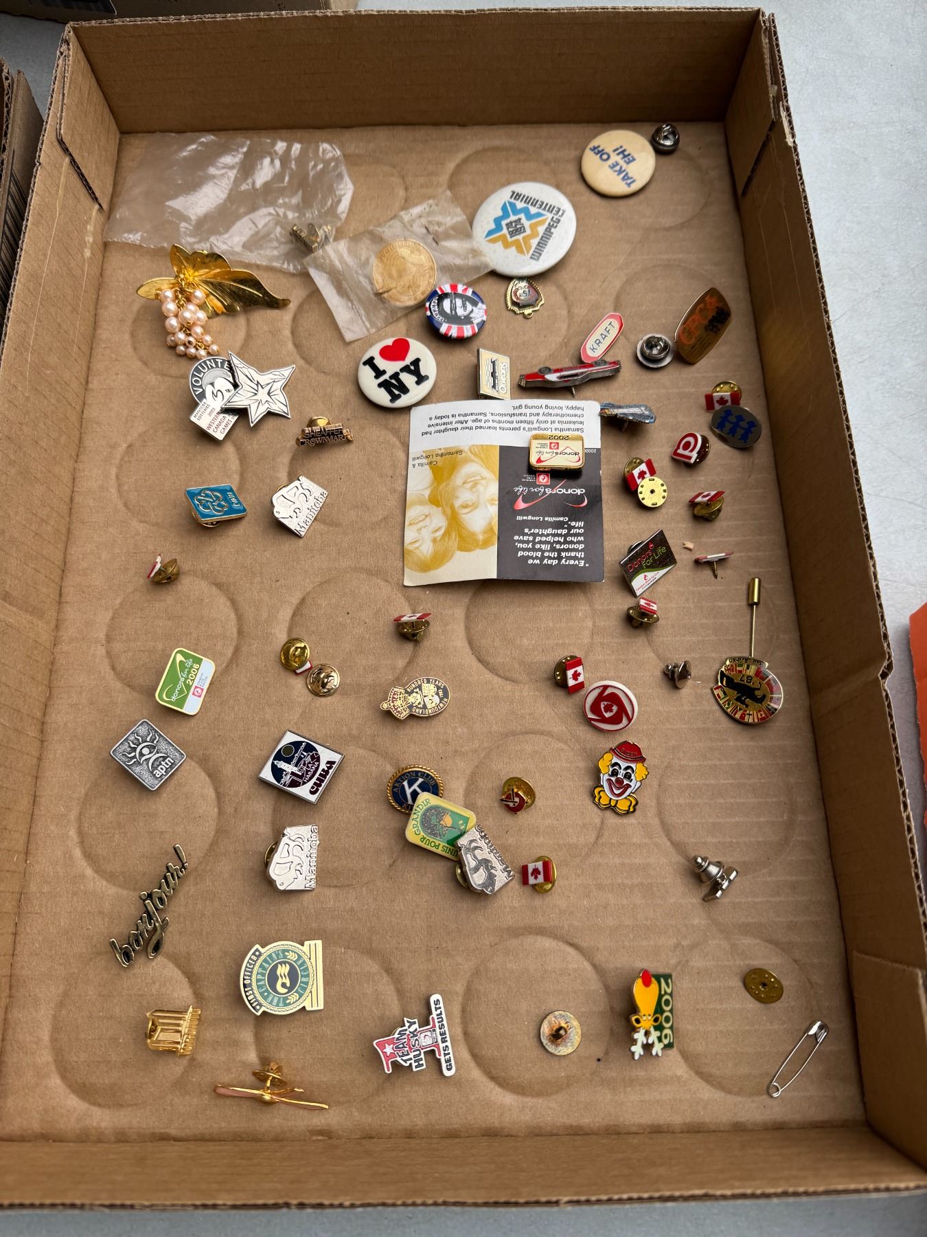Collect Pin Collection of pins
