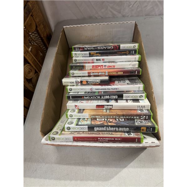 Xbox 360 games and DS game
