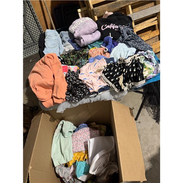 Lot of girls clothing size 4 to 8