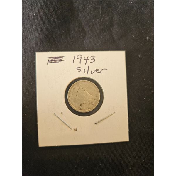 1943 Silver dime