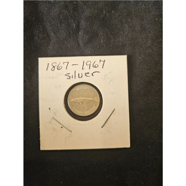 1867-1967 Silver dime