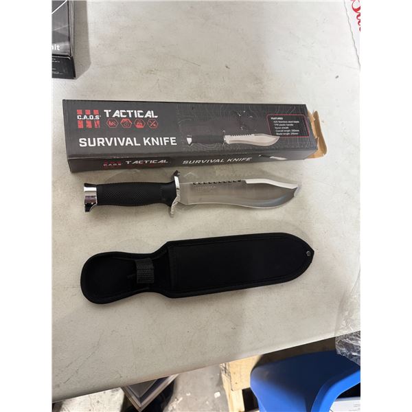 Tactical survival knife