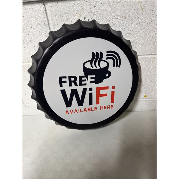 Wi-Fi available here, decor