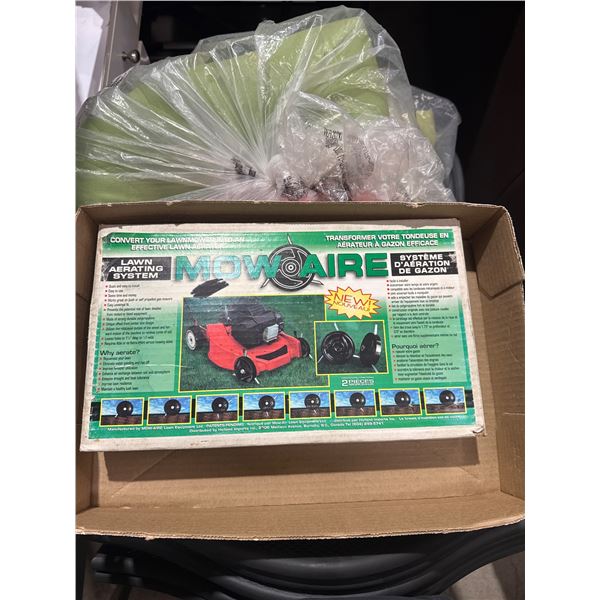 Lawn aerating system