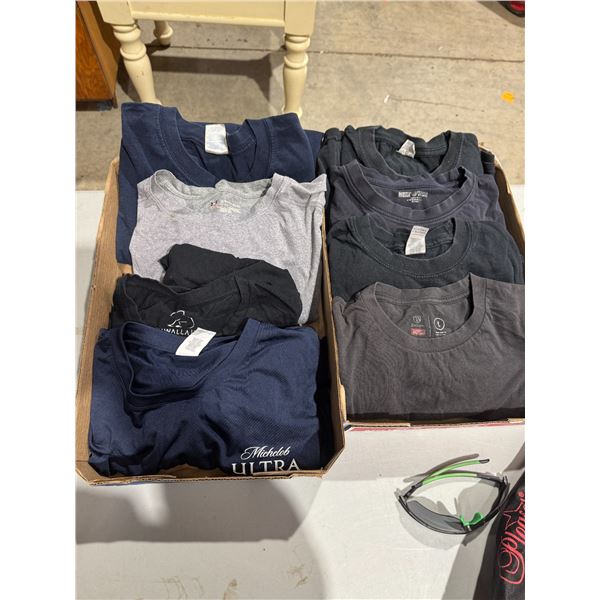 Assorted size T-shirts