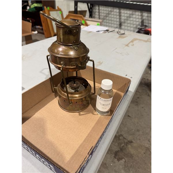 Lantern and oil