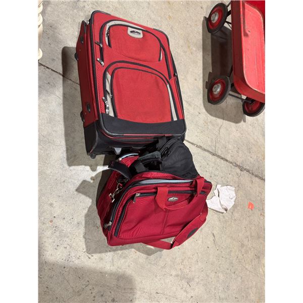 Suitcase and other bags