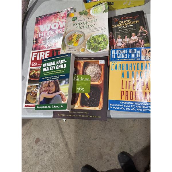 Assorted books
