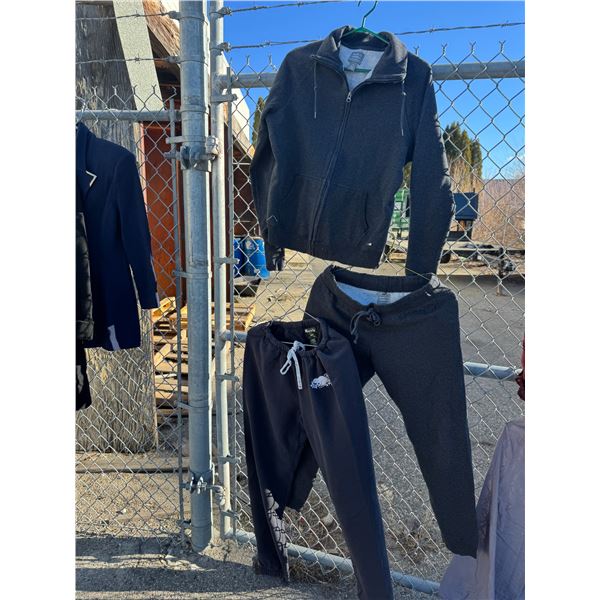 Roots, athletics, jacket, size, large pants, size, medium