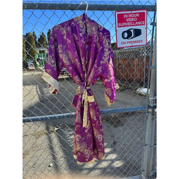 Silk robe