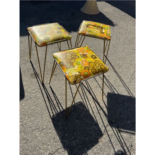 Vintage stacking stools