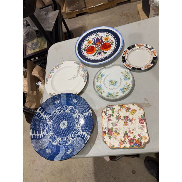 Fruit bowl and assorted China dishes and
