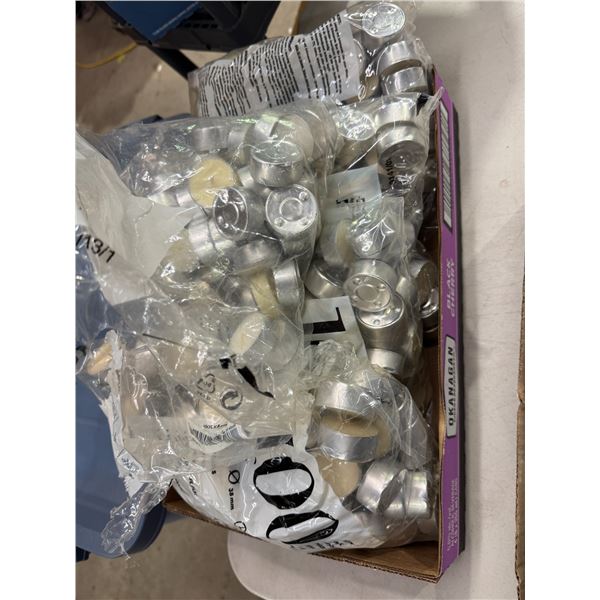 Large lot of tea lights