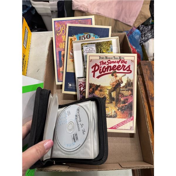Cassettes and CDs