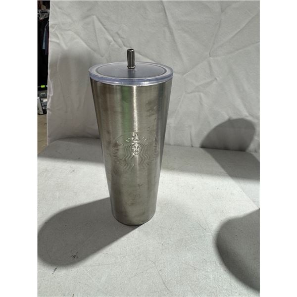 Starbucks cup with straw