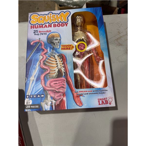 Squishy human body smart lab