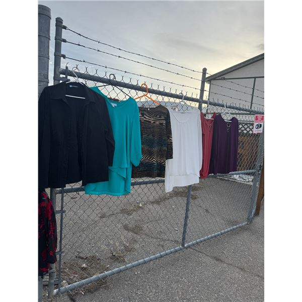 Tops size, large and extra large